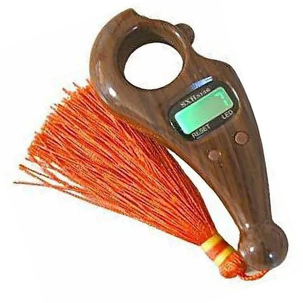 Weinbux Digital Counter,Digital Tasbih,Roller Counter | Plastic Finger Mala Mantra Jap/Islamic Tasbih Bead Finger Rotating Prayer Beads | Hand Held Tally Counter Numbers Roller | Multicolor (B0CJPHN6YN) Amazon Price History, Amazon Price Tracker