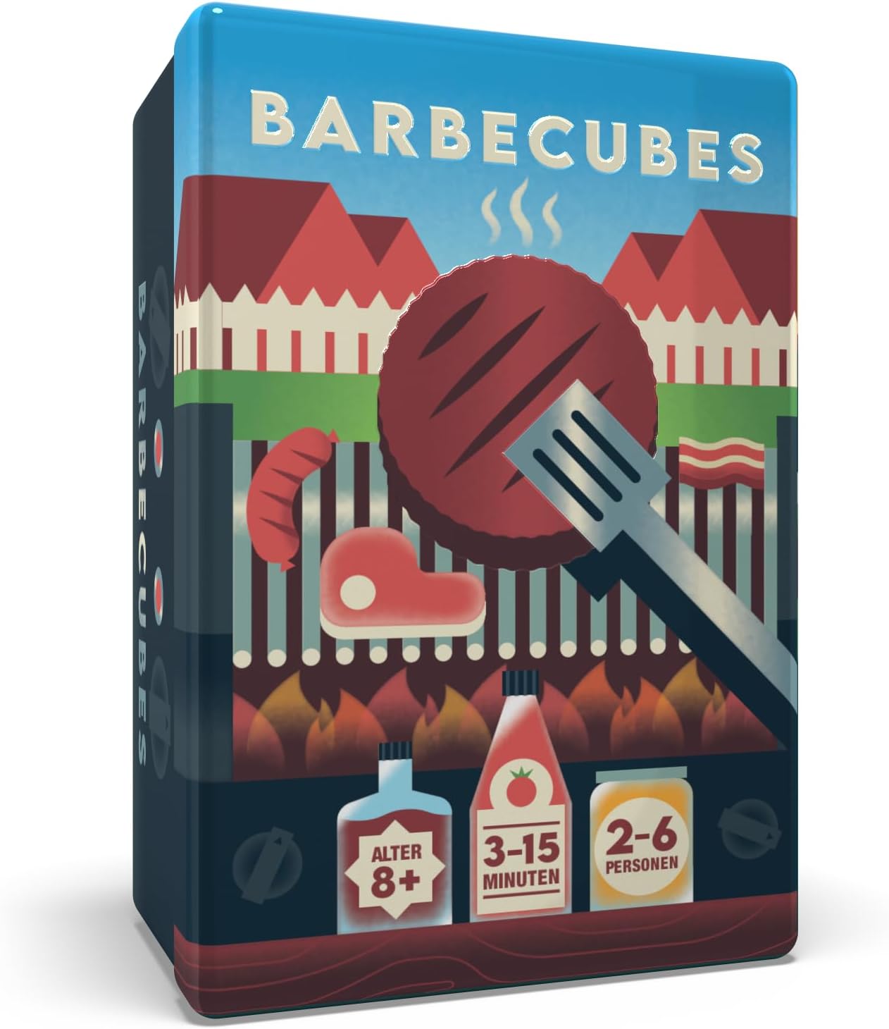 Barbecubes (DE) - Der heiße Grill-Hit aus England endlich auf Deutsch!: Der Nachfolger des Tinderblox von Alley Cat Games. Ein spannendes Geschicklichkeitsspiel für die ganze Familie.