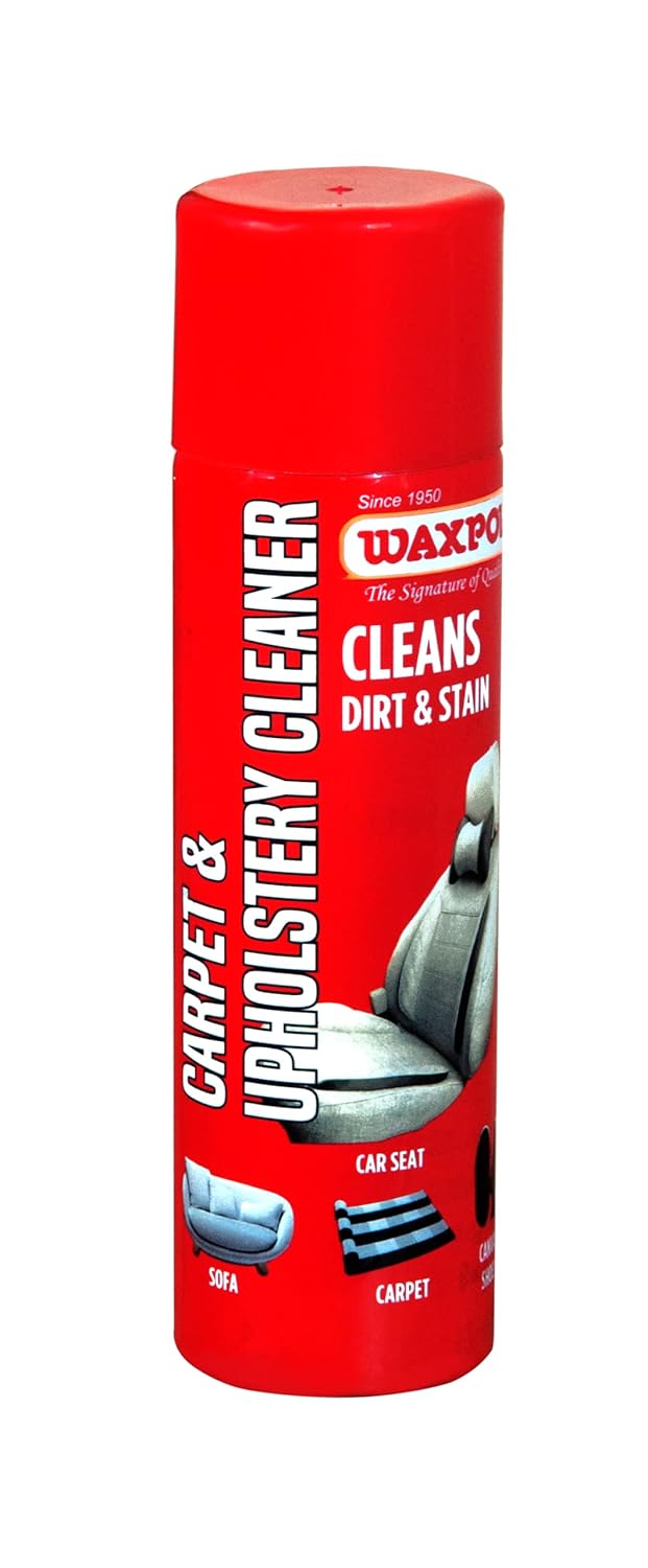 Waxpol Carpet & Upholstery Cleaner with Free Sponge Applicator (528ml