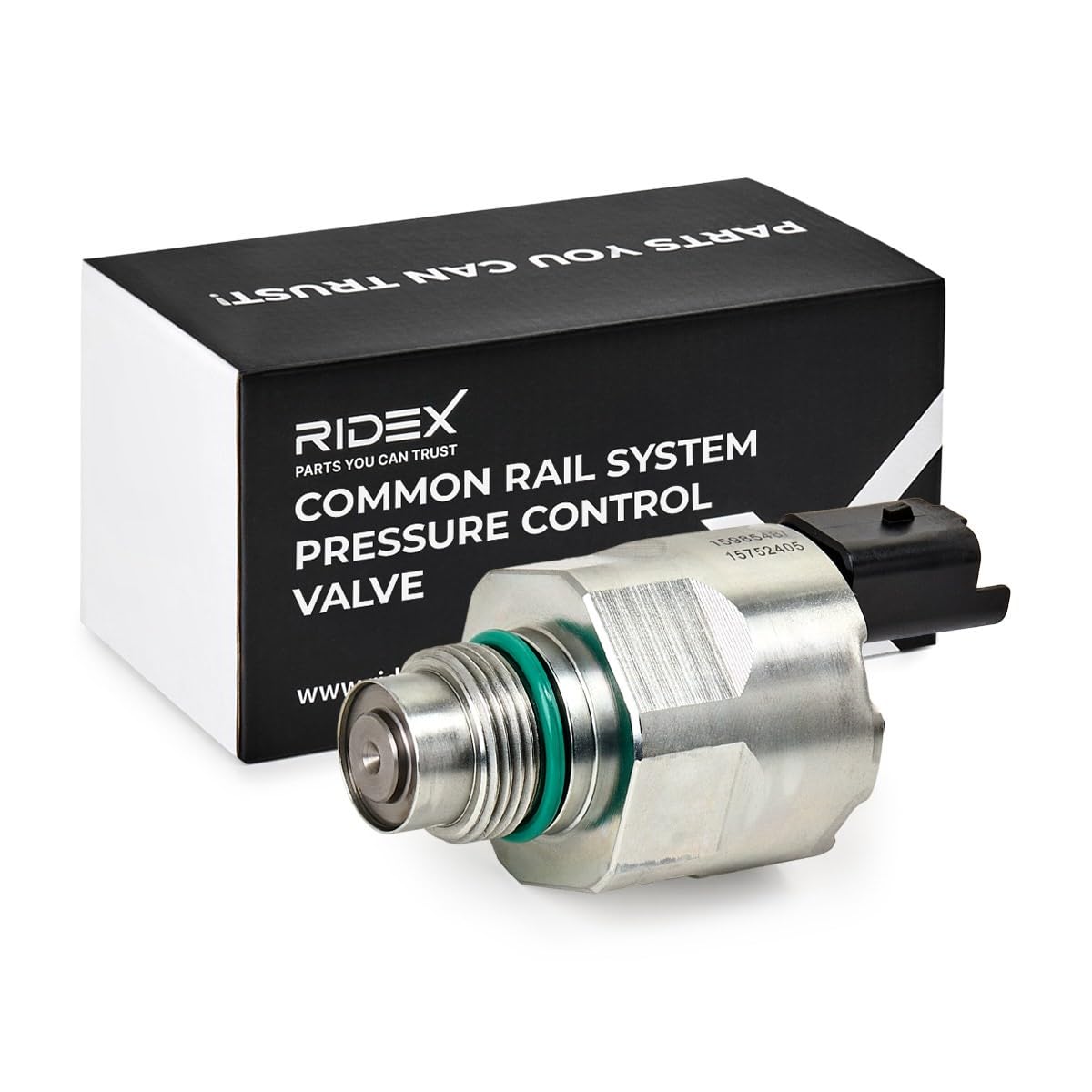 RIDEX 3996P0030 Válvula control presión Common Rail System Regulador de presión de combustible compatible con FORD Fiesta Mk6 Hatchback CB1, CCN, JA8, JR8 MONDEO IV Turnier BA7 S-MAX WA6 C-MAX DM2