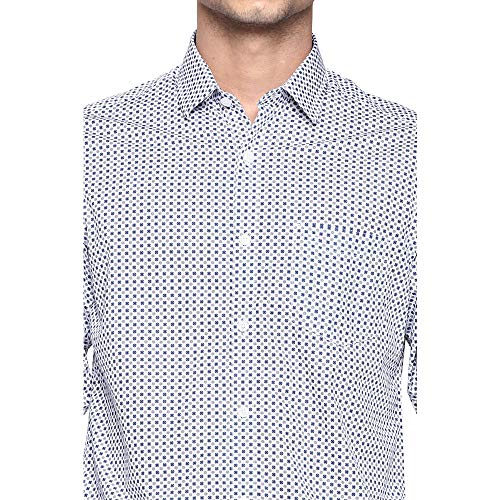 Image of Colorplus Men's Print Regular Fit Shirt