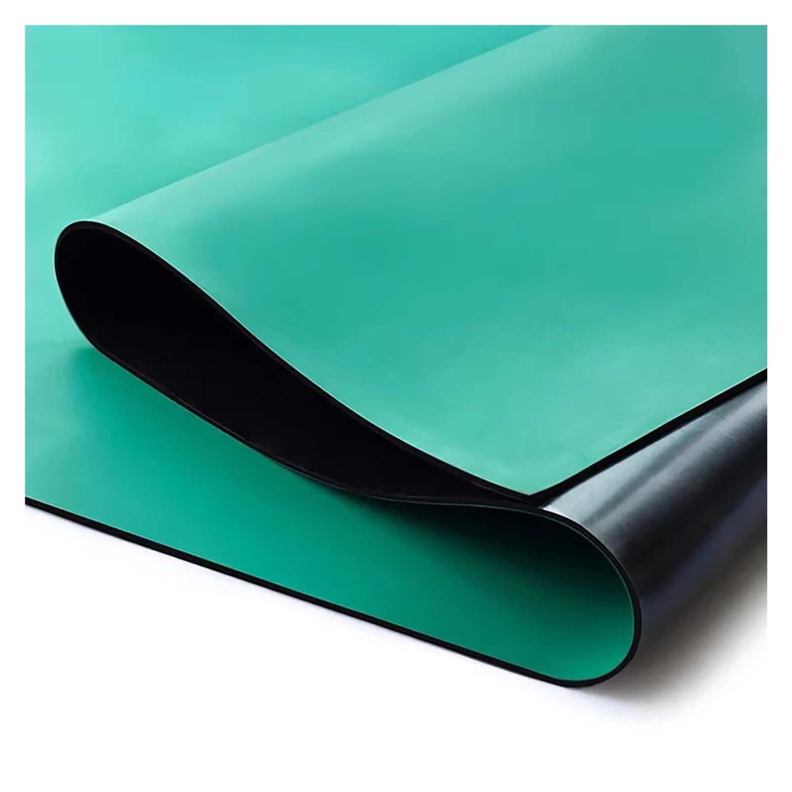 Egzasdi One Color Electronics Repair Pad, Esd Soldering Mat Heat Resistance Slip Resistance Rubber Green Multiple Sizes(120X100cm/47.2X39.4in)