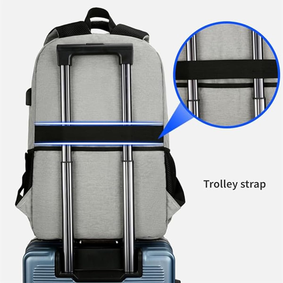 Zaino termico per pranzo da uomo e donna, zaino per il pranzo, zaino per computer portatile con porta di ricarica USB, zaino da viaggio con borsa termica