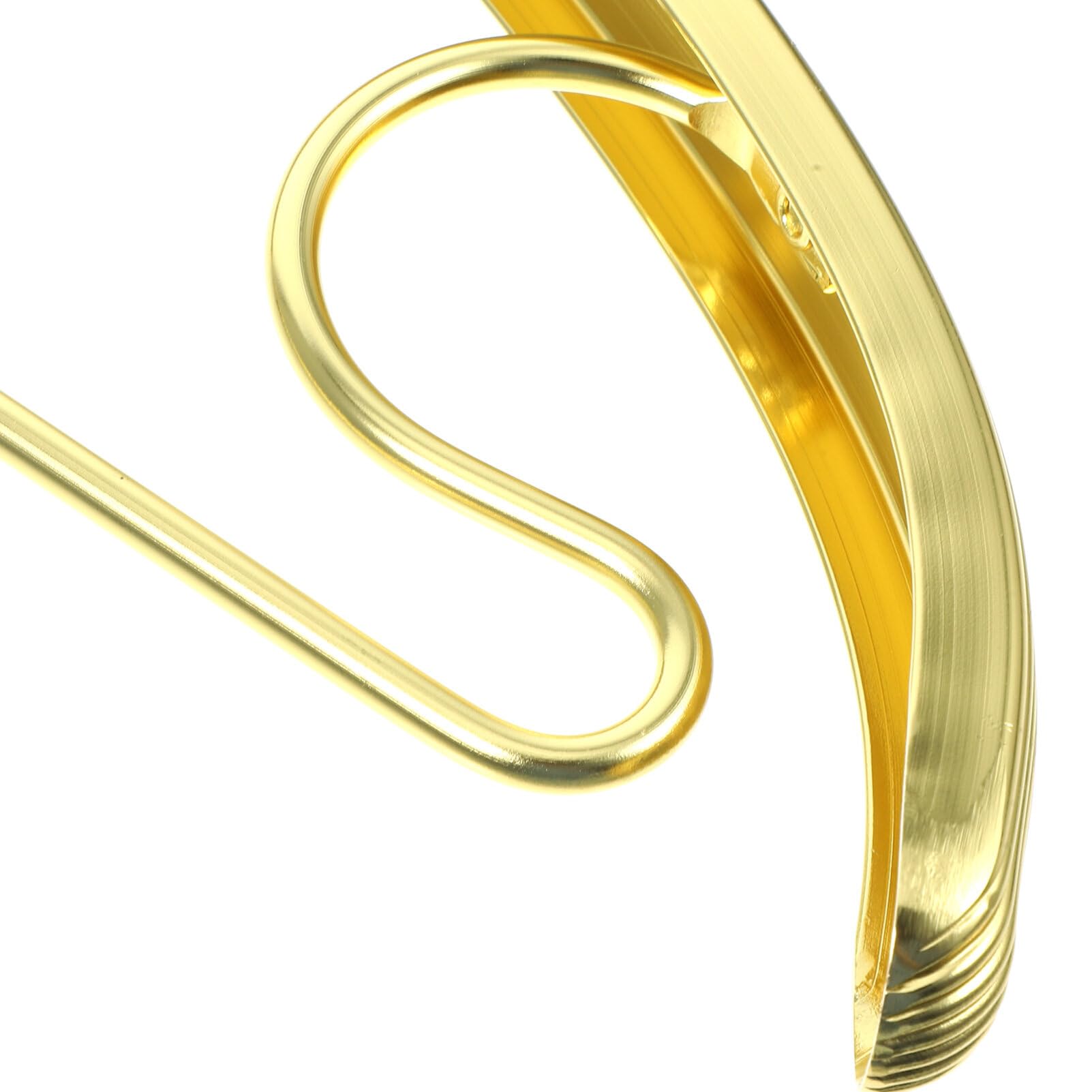 Platzsparende Hosenbügel 5 Stück-Pack aus Aluminiumlegierung, Gold