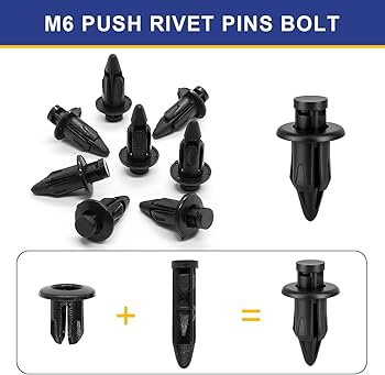 Amazon.com: Plastic Rivets, 120pcs Plastic Push Pin Clips Body Amazon.com: Plastic Rivets, 120pcs Plastic Push Pin Clips Body