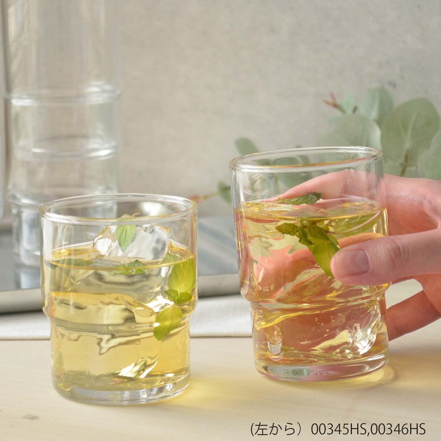 Toyo Sasaki Glass 00346HS Tumbler Glass, HS Stack Tumbler, Father's Day, 8.5 fl oz (250 ml), 6 Stacks, Made in Japan, Dishwasher Safe, Shatter-Resistant, Tumbler, Glass, Cup