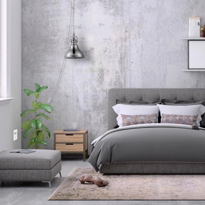 Miniatura 5 de Globo Níquel Cepillado Metálico 1 Luces Colgante Luz