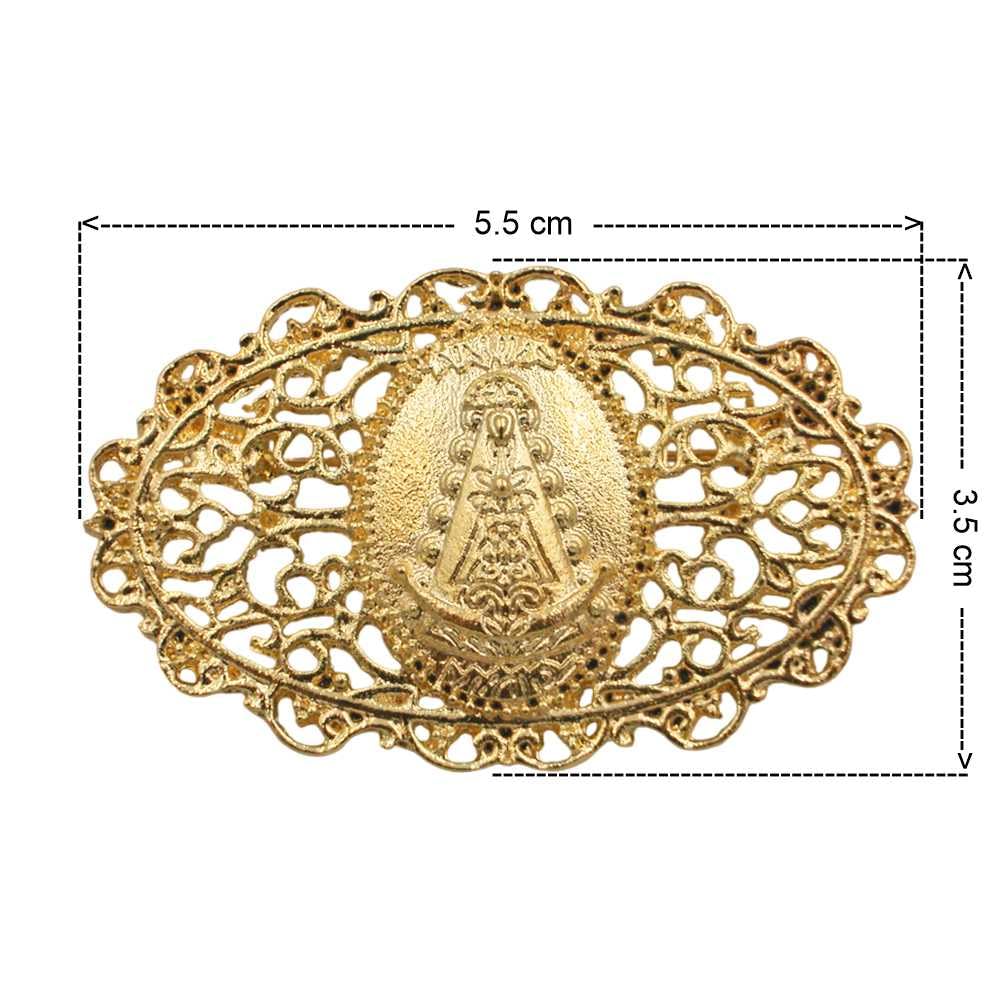Broche calado Virgen del Rocío