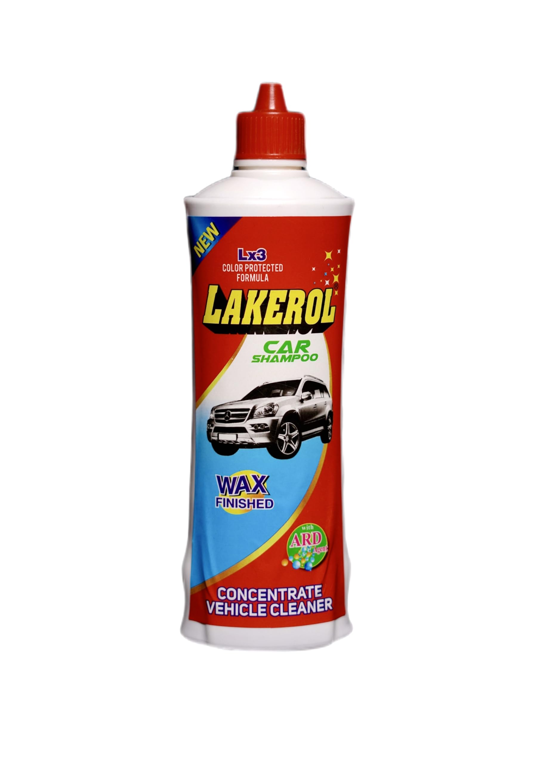 LAKEROL Car Shampoo LX3- Color Protected Formula Wash, pH Neutral, Salt Free Formula For Safe Cleaning, Luxurious Suds - Ultra Slick Formula That Wont Scratch or Leave Hard Water Stains