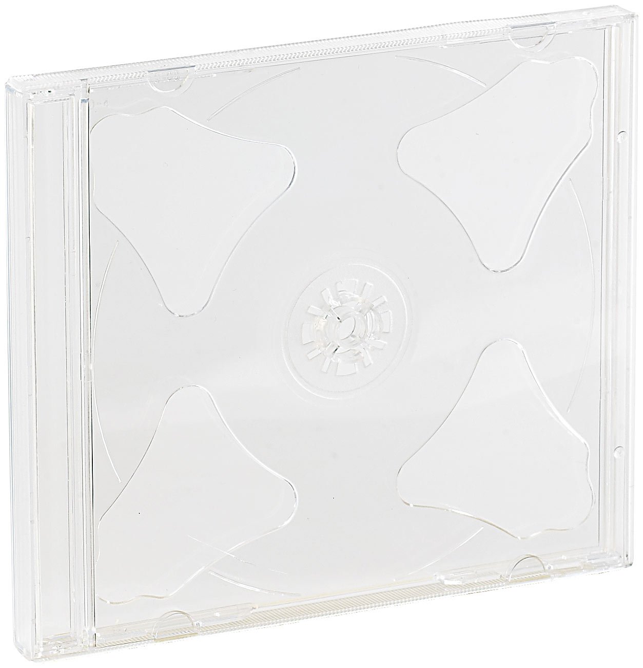 50 Boîtiers range-CD doubles - transparents [Pearl]