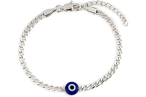Baronyka Stainless Steel Evil Eye Bracelet for Men: Protection and Style Combined