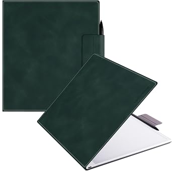 Magnetic Case for 13.3" Onyx Boox Note Max 2024 & 13.3" Boox Tab X C 2025 | Ultra-Thin Lightweight PU Leather | Book Folio Cover | with Pen Clasp | Smart Auto Sleep/Wake | Green