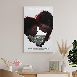 Bones & All Movie Poster Canvas Art Poster And Wall Art Picture Print Modern Family Bedroom Decor Posters 20x30inch(50x75cm)