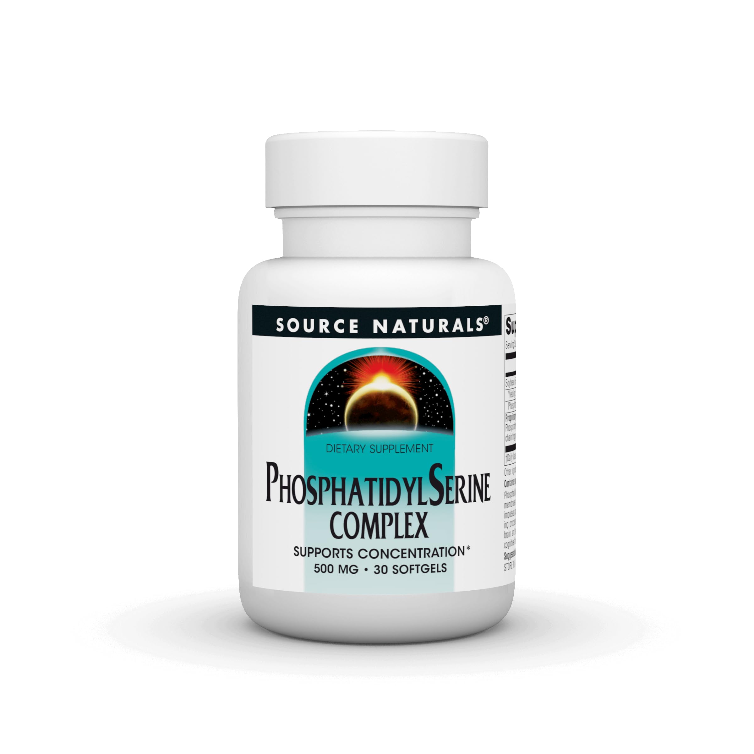 PhosPhatidyl SerinecomPlex Supports Concentration* 500mg- 30 Softgels
