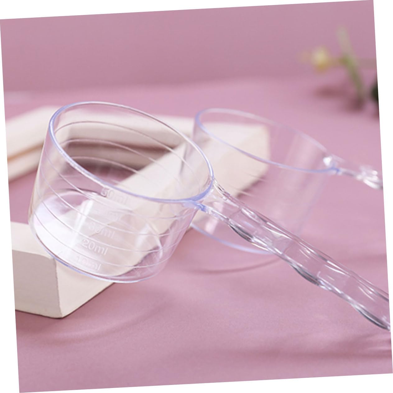 Mikinona 5pcs Mask Powder Gauge Facial Long Handle Spoon for Beauty Salons Home