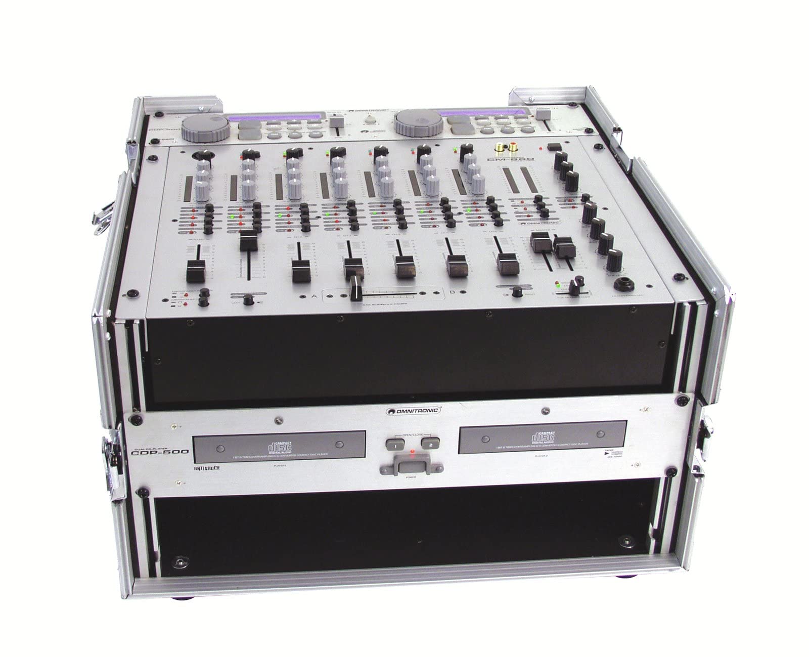 ROADINGER Spezial-Kombi-Case Profi, 4HE | Flightcase für 483-mm-Geräte (19")