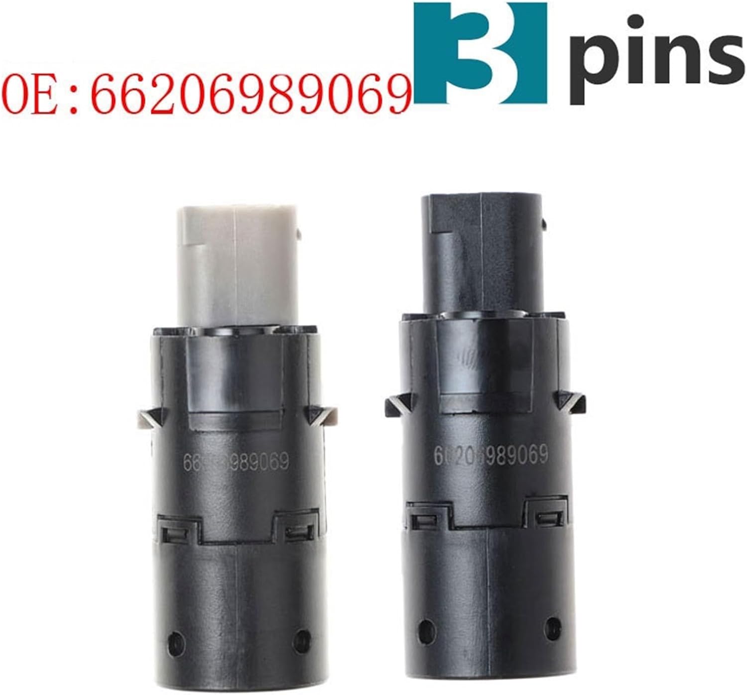 1Pcs PDC Parking Sensor Car OEM 66206989069 6989069(Color:Black)