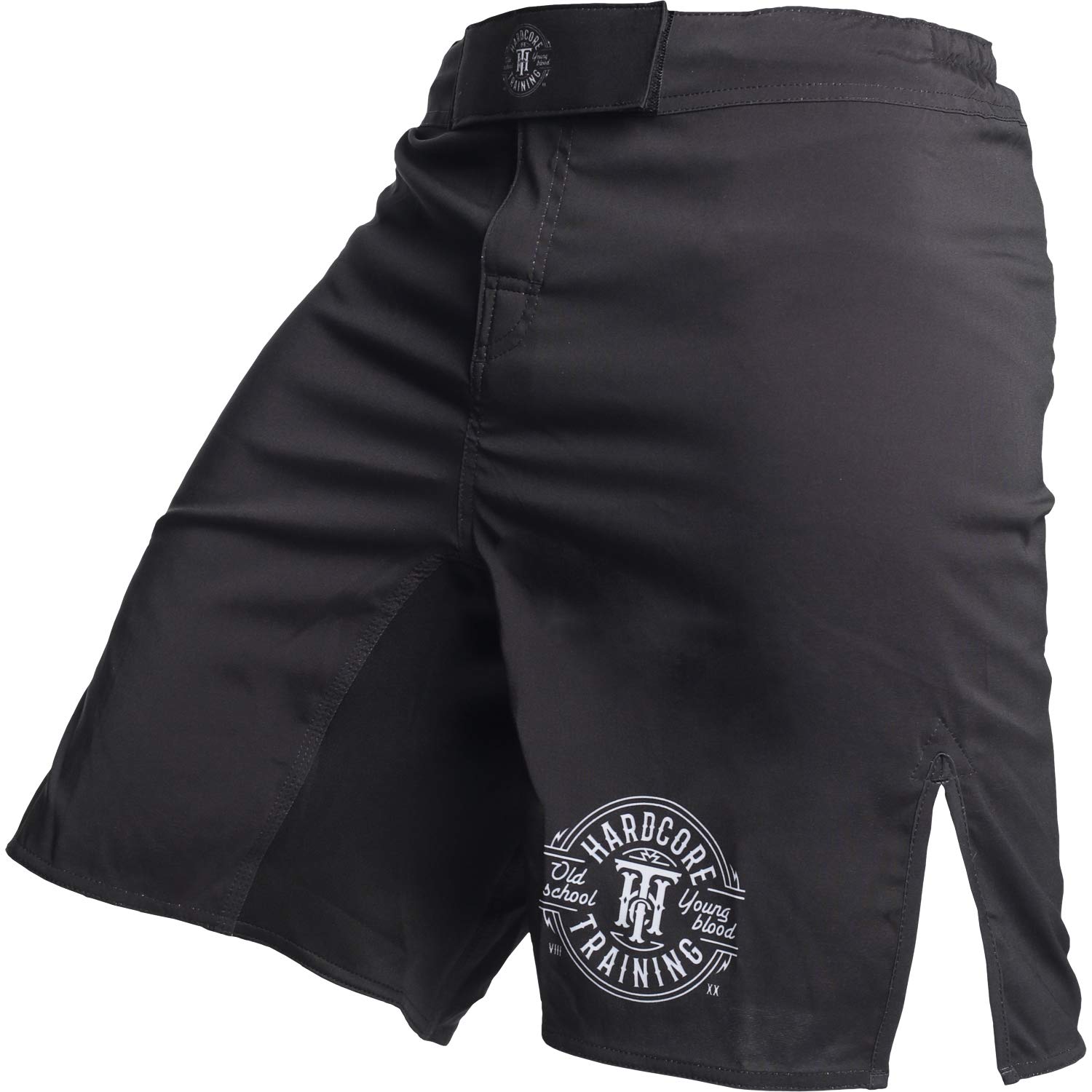 Hardcore Training Fight Shorts Recruit Black Green Red Purple Blue Men's Boxing MMA BJJ Grappling Kickboxing No Gi