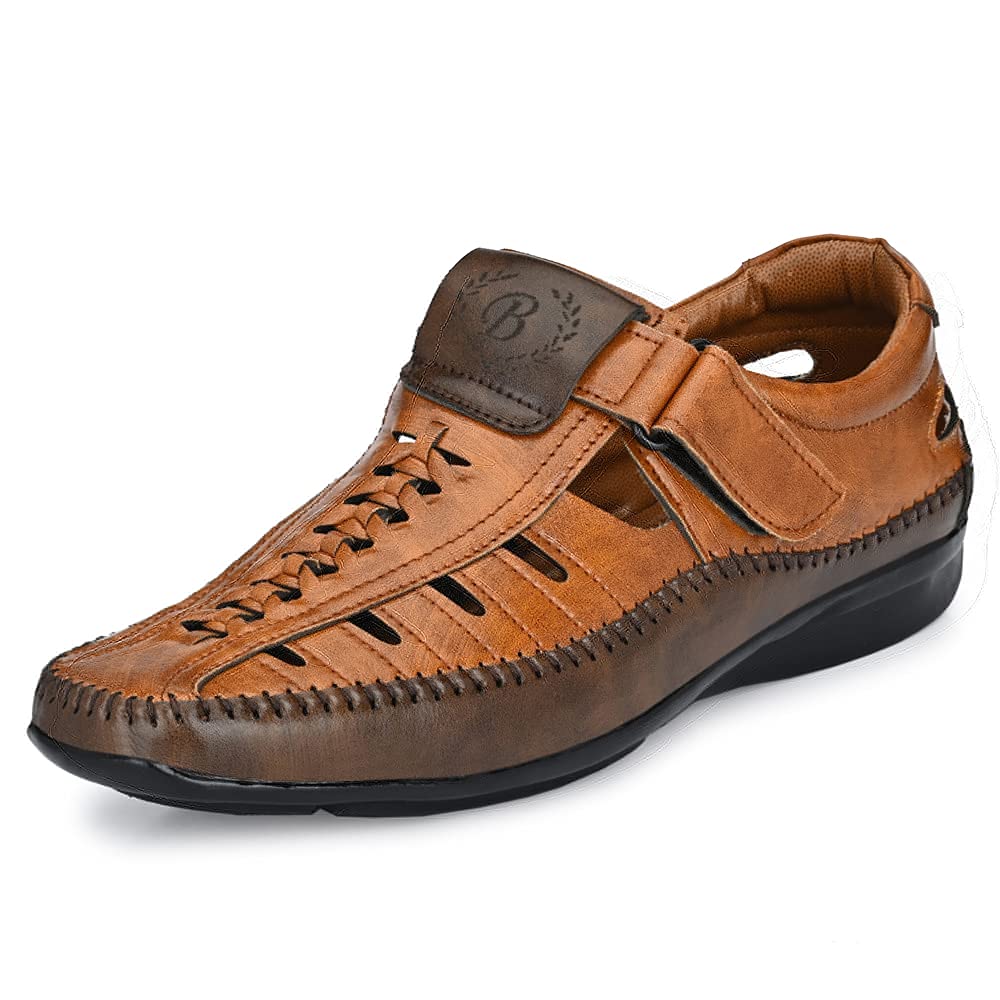 BOLTAGO Mens & Boys Fishermen - 6 Tan Sandal Shoes - 9 UK (B09BL3978W) Amazon Price History, Amazon Price Tracker