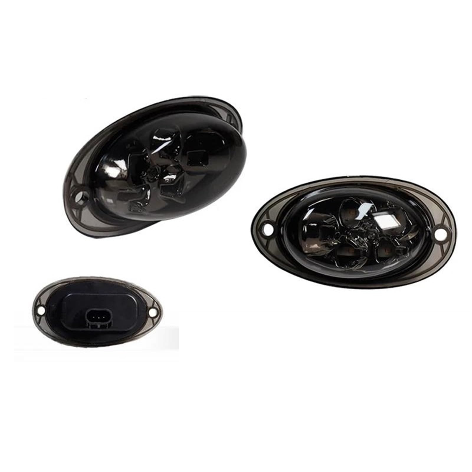 Indicatori Direzione Laterali Luce Per Freightliner Per Cascadia Per Autocarri 2008-2017 Luci Di Direzione Laterali Anteriori Per Cabina A LED Svasatura Parafanghi(Clear Lens)