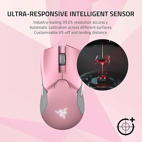 Miniatura 4 de Razer Gaming Viper Mouse inalámbrico con sensor óptico DPI de entrada más rápida