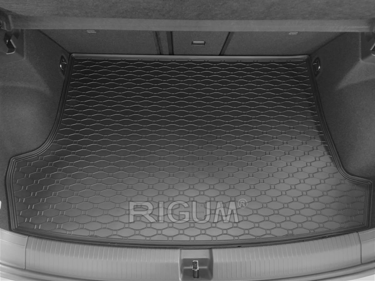 Kofferraumwanne und Gummifußmatten RIGUM geeignet für VW T-ROC ab 2017 Perfekt angepasst + Magic Eraser