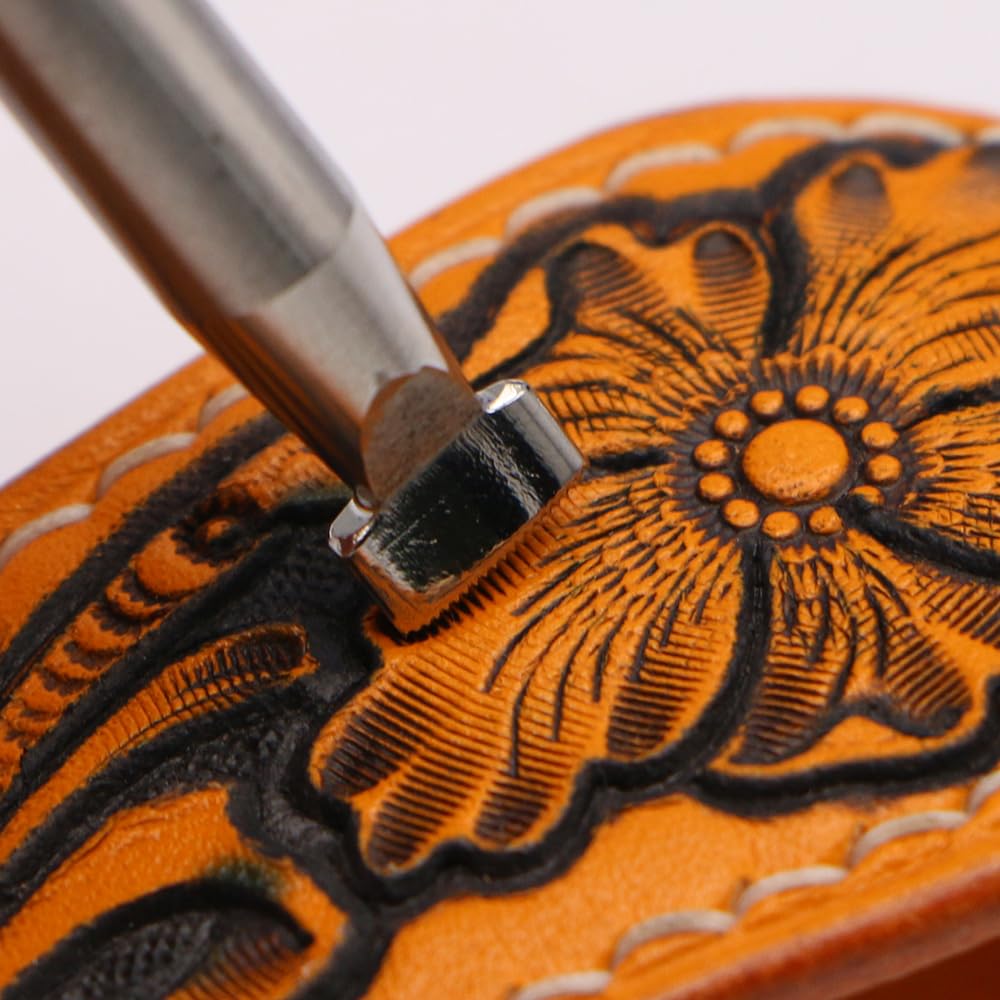 Generic Leather Stamp Tool Stamps Stamping Leather Carving Leather Working Tools :Thumbprints (P017-2)