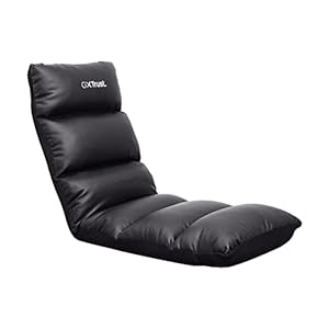 Trust Gaming GXT 718 Rayzee Inklapbare Gaming Stoel, Vloerstoel voor Console-gaming, Verstelbare Rugleuning, tot 125 kg, Opklapbare Fauteuil, Gaming Chair voor Spellen, Lezen, Ontspannen, Kinderen