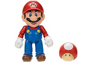 Surreal Super Mario 4-Inch Scaled Action Figure by Jakks Pacific - Ages 3+