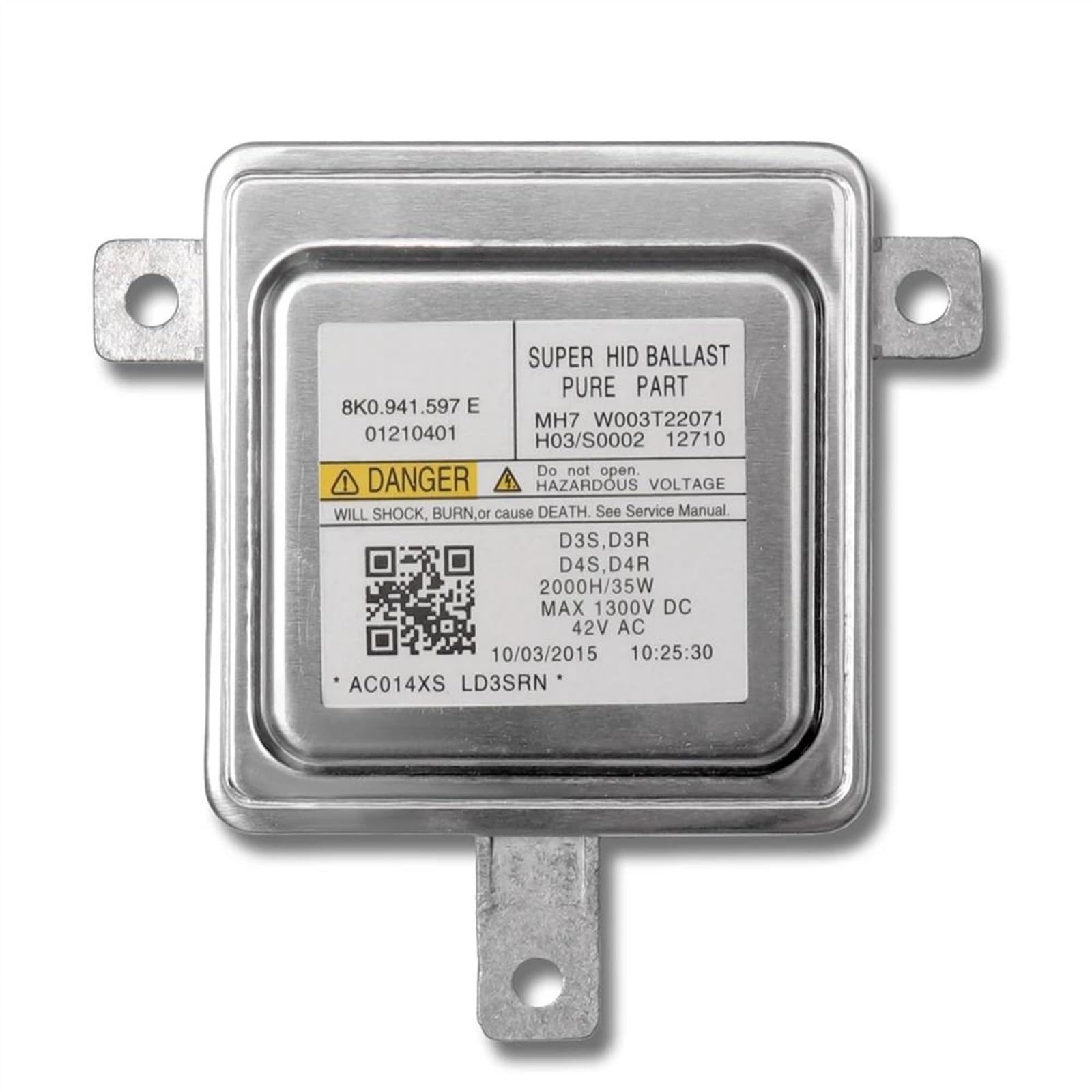 Xenon Ballast Compatibile con per CC 2012-2015 per EOS 2011-2016 per Golf 2014-2015 7226115099 Auto D3S D4S Fari H-ID Xenon Ballast 8K0941597E W003T20171