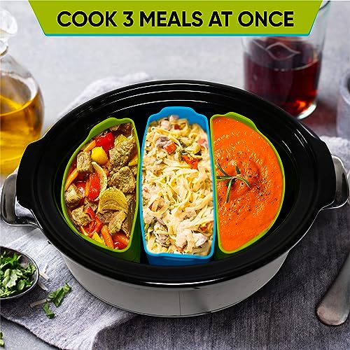 Compare TOVU Makings 3 pc Silicone Slow Cooker Liners Set, silicone slow cooker pot liner
