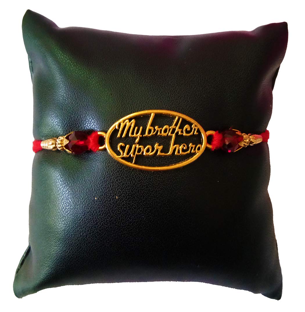 DMS RETAIL Multicolor My Super Brother Rakhi Bracelet Rakhi for Brother Men/Boys with Roli Chawal Rakhi For Brother (Pack OF 6 Rakhi) (B08CGGCVYR) Amazon Price History, Amazon Price Tracker