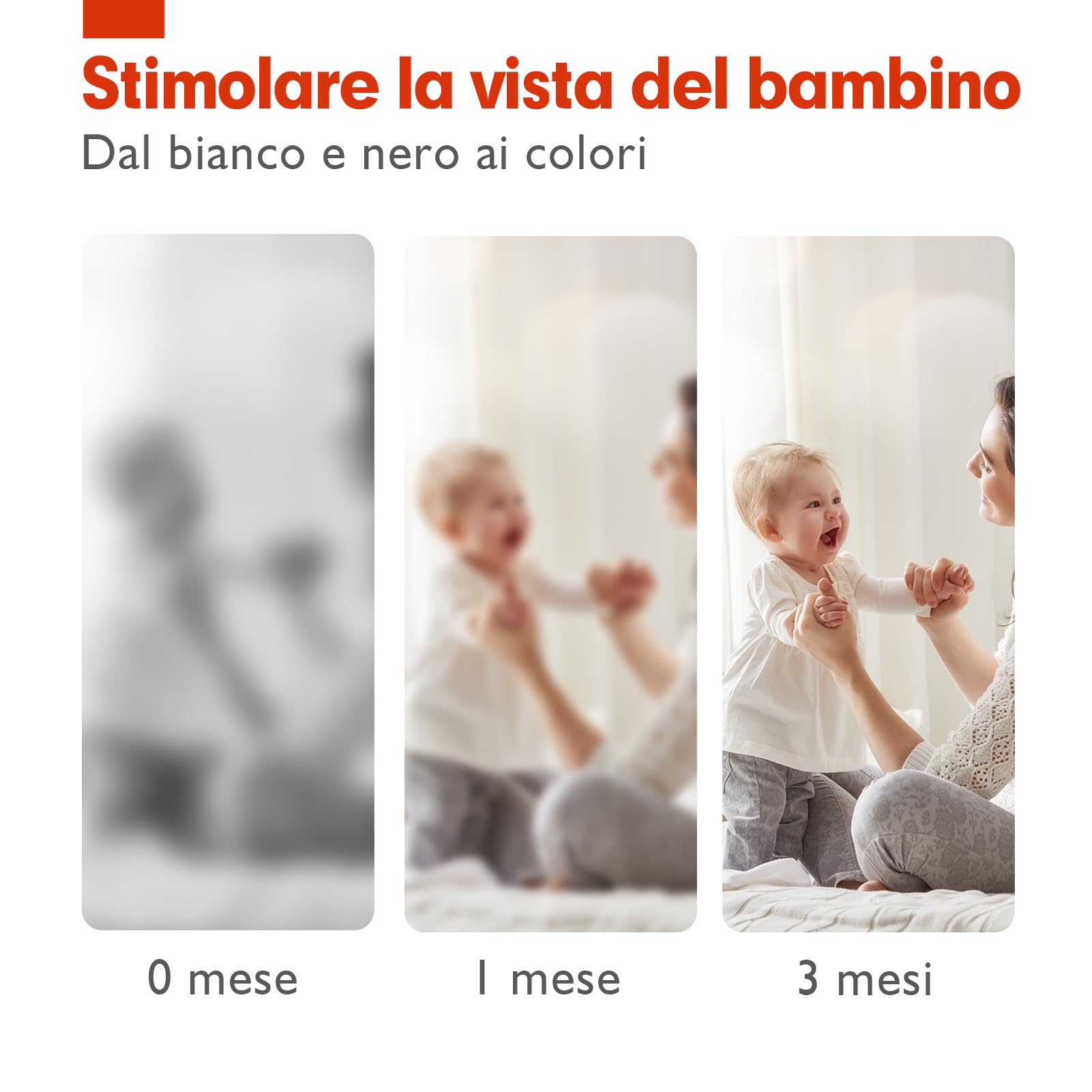 hahaland Carta Stimolazione Sensoriale Visiva, Flash Cards Neonati, Giochi Neonato 0-3-6 Mesi Foglio Nero Bianco Alto Contrasto, 20 Pezzi 40 Immagini