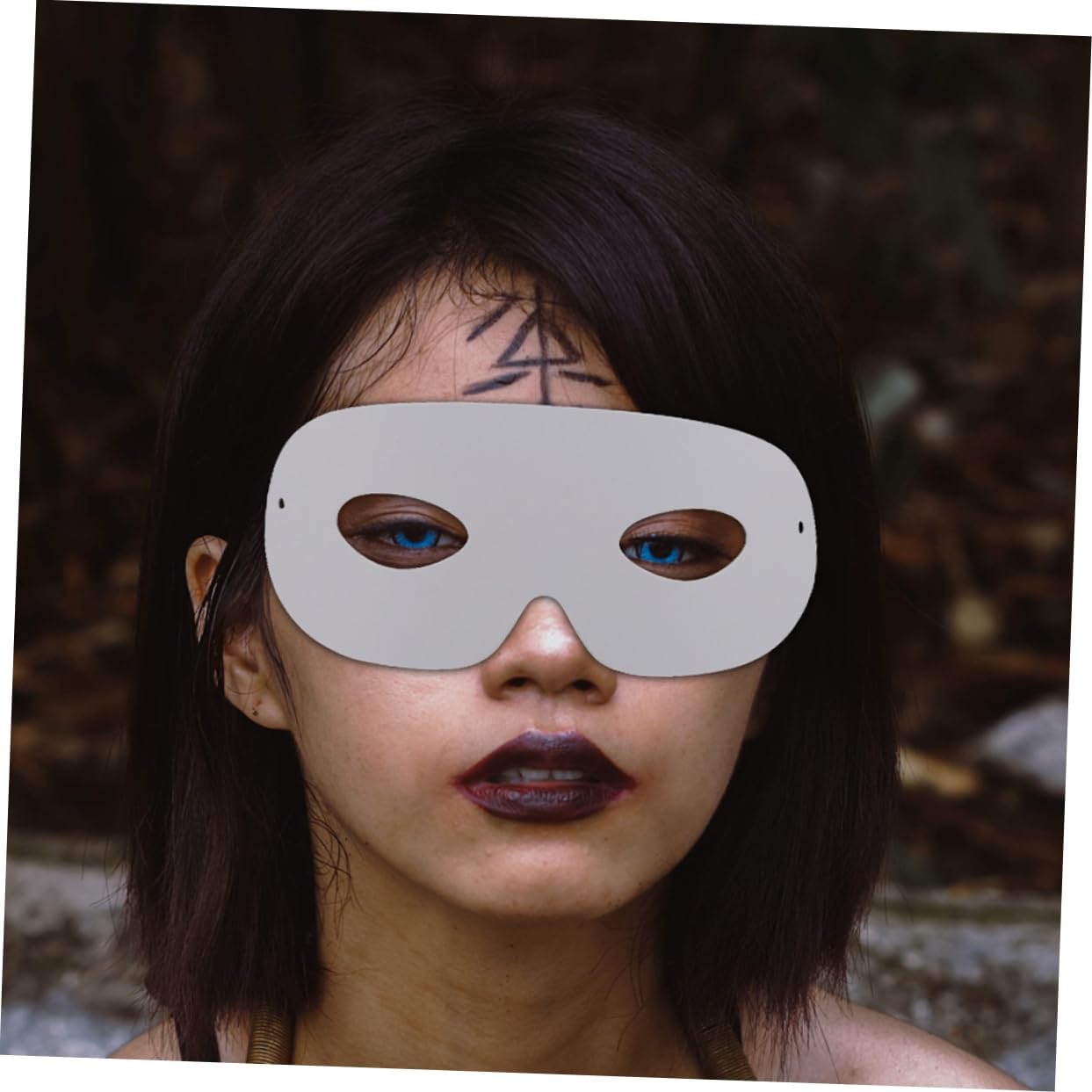 Halloween Paper Masks 80pcs White Craft Masks for Kids Adults