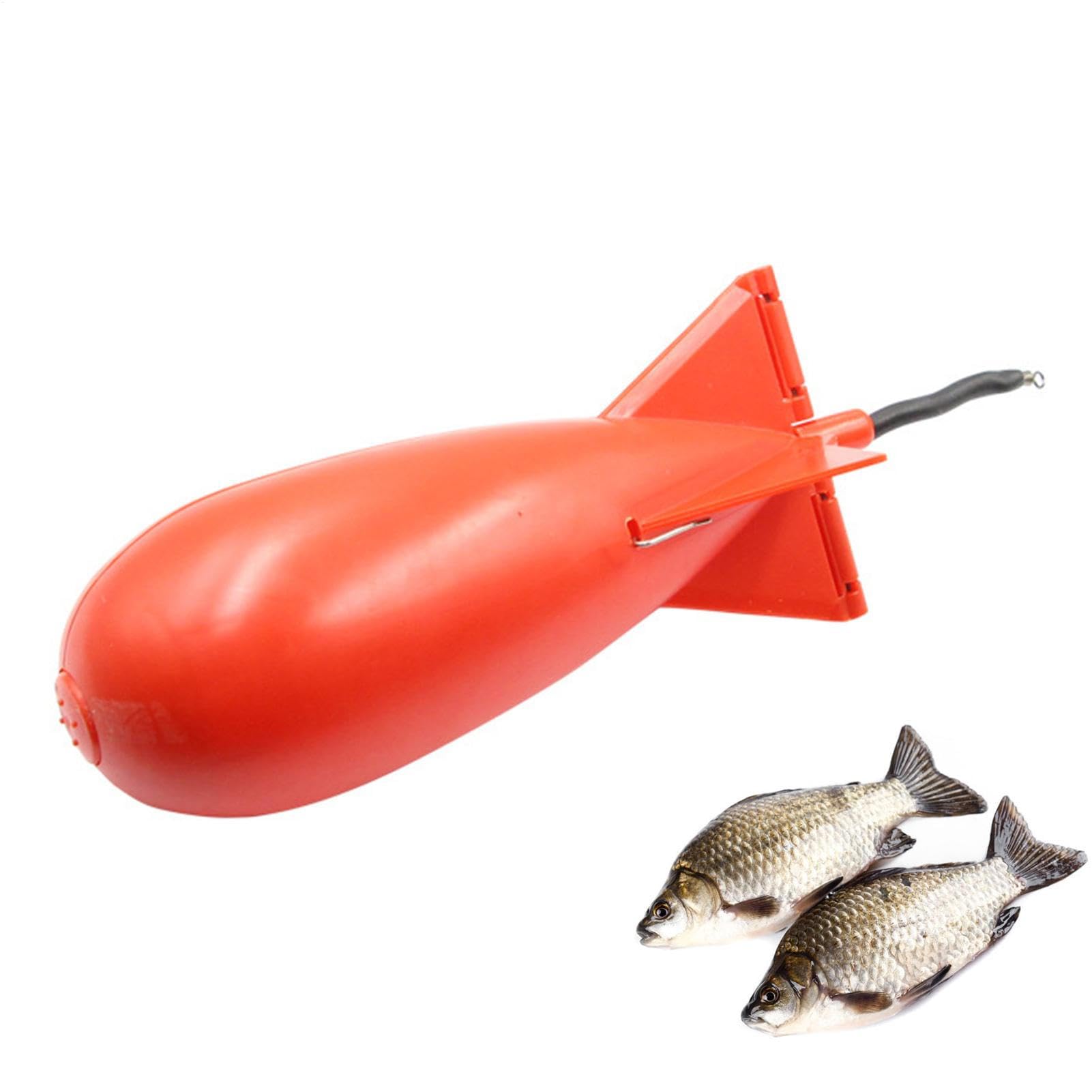 Spod Rocket - Alimentador de cebo de cohete eficiente | Rockete de alimentación de cohetes de cebo de lanzamiento ancho | Spomb midi para alimentar precisos al pescar o pescar en aguas grandes