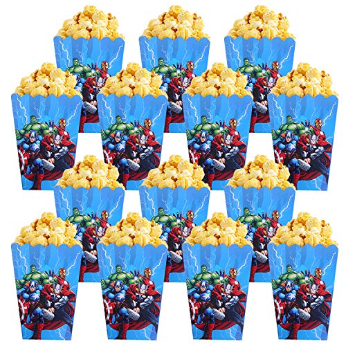 Qemsele Popcorntüten Popcornboxen, 30 Stück Karton Popcorn Box...