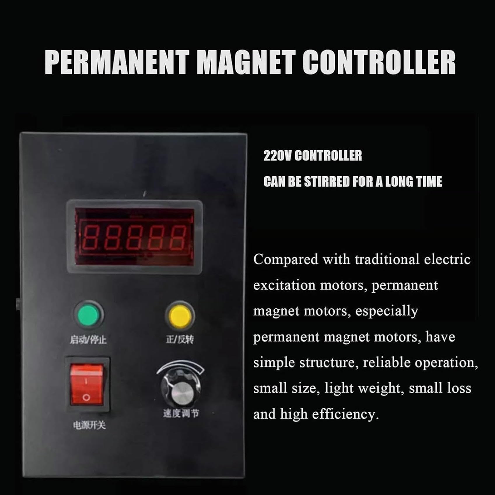 Agitador eléctrico para IBC de 1000 L, mezclador de tanque de acero inoxidable de 0 a 1000 RPM, ajustable de 720 a 1200 mm, con servomotor de imán permanente, para pintura, revestimiento, cemento