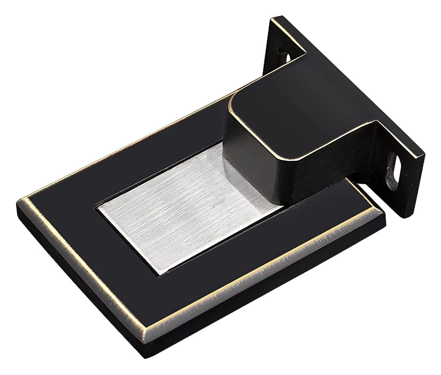 Nvsfzgiyg Nero Door Stopper Magnetic ,Brushed Stainless Steel Doorstops,Solid Holder For Home And Office,Sound Dampening Floor Mounted Wall Protetor