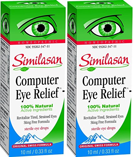 Similasan Computer Eye Relief Eye Drops, 0.33 Fluid Ounce (2 Pack)