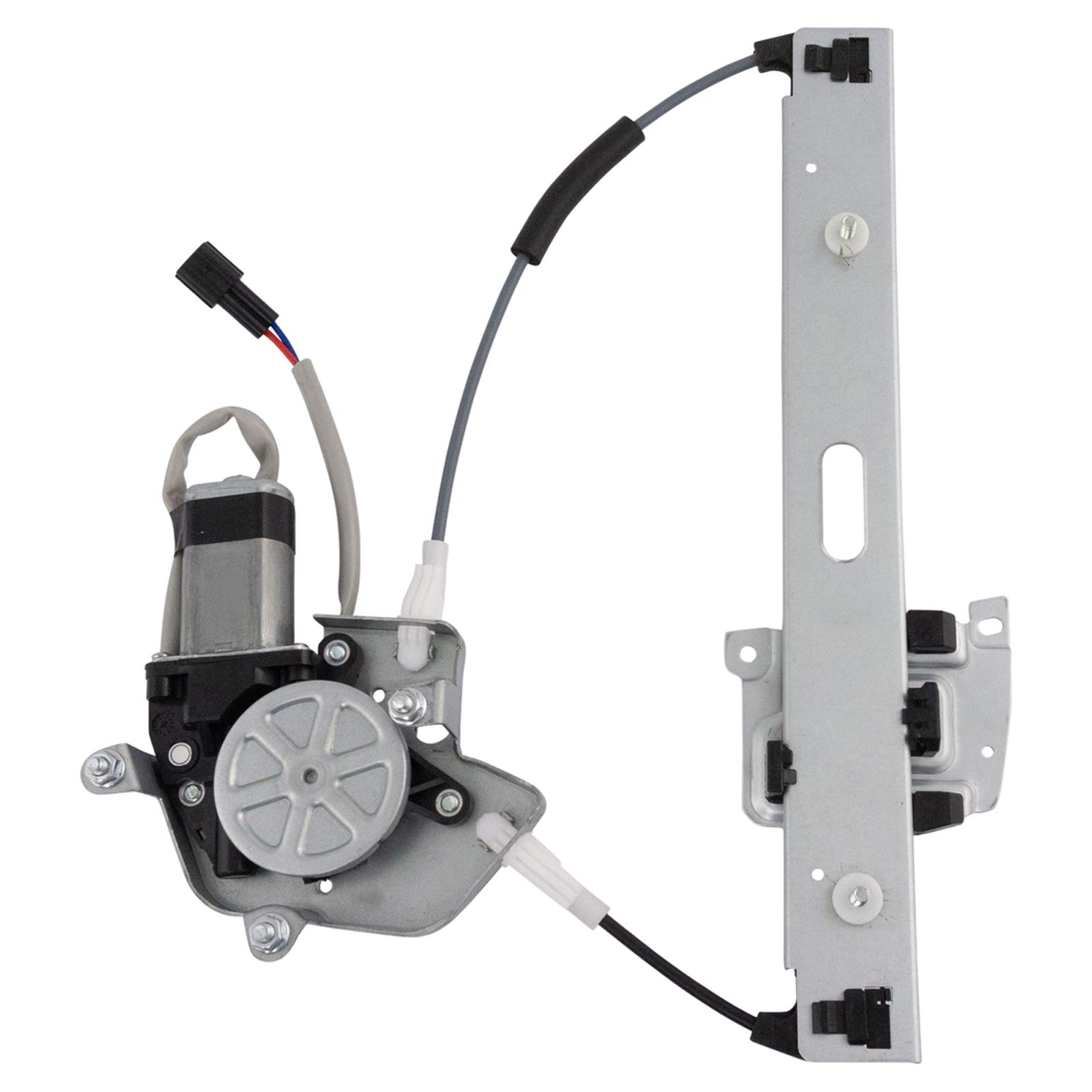 TRQ Rear Right Power Window Regulator &amp; Motor Assembly Passenger Side