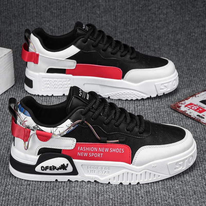 Men's Casual Shoes Fashion Sneakers Breathable Comfort Walking Shoes Thick Bottom Board Shoes Anti-Slip Casual Shoes2