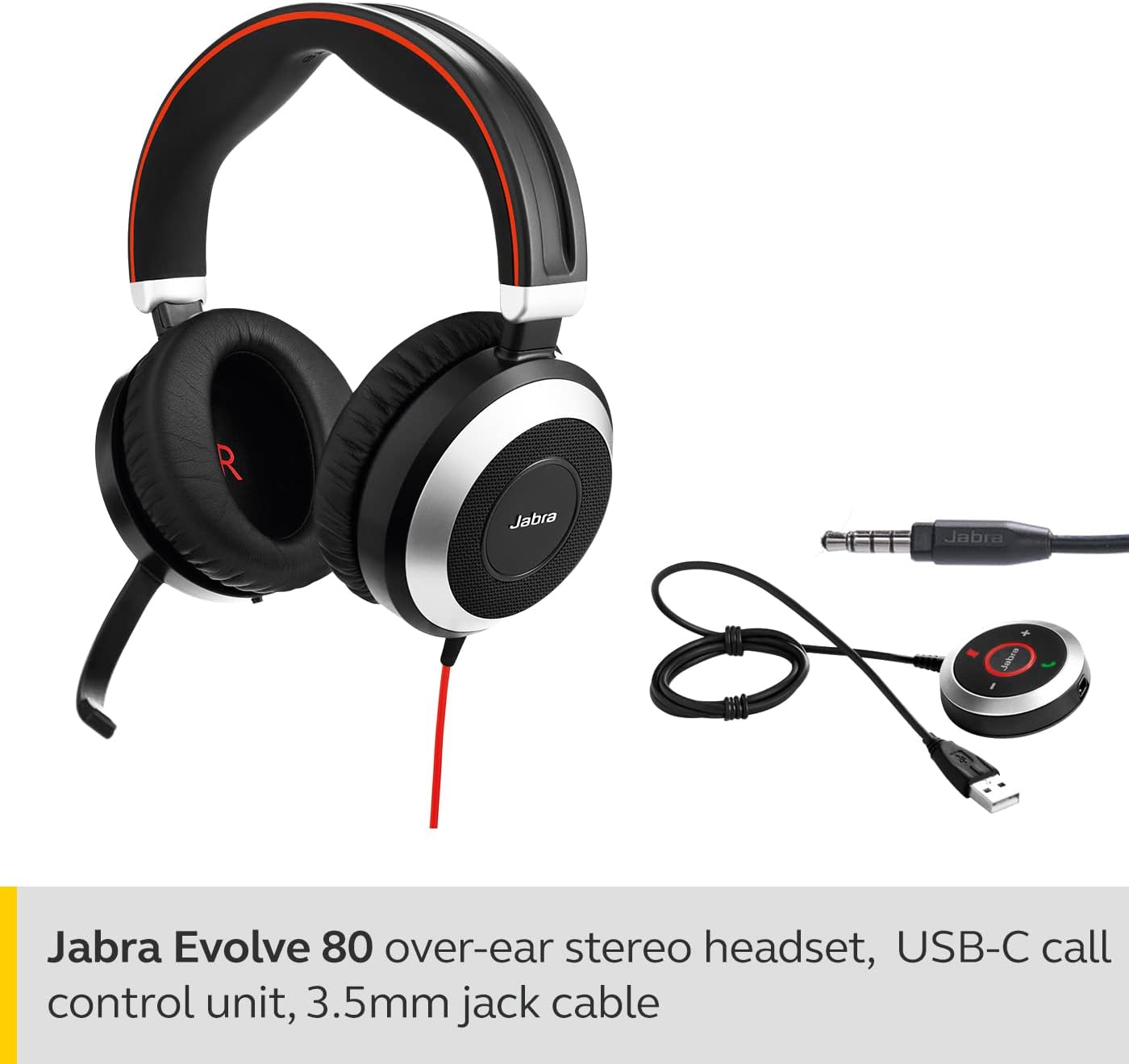 jabra evolve 80 stereo ms usb c
