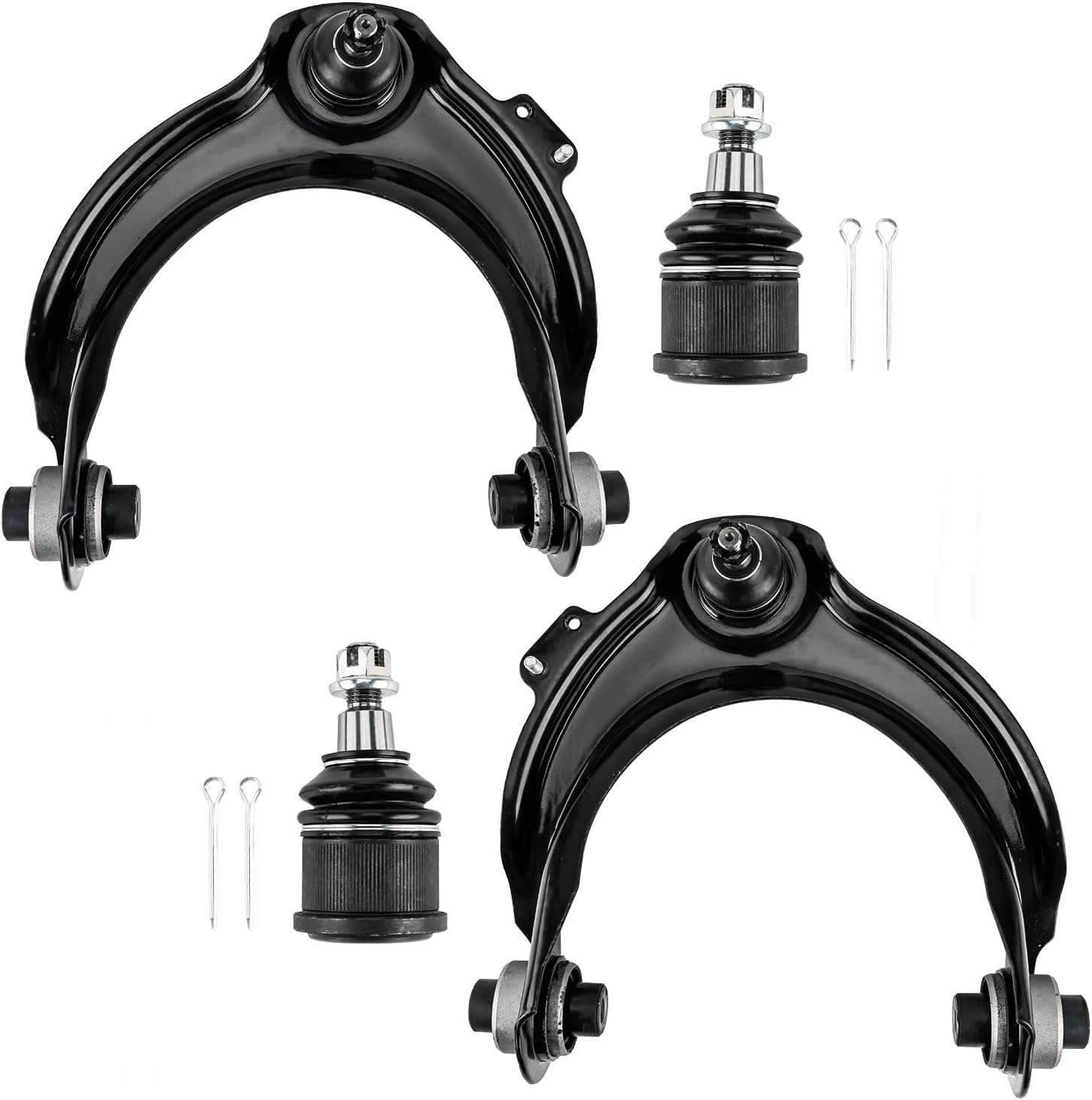 PHILTOP Front Upper Control Arms Fit for Accord 2003-2007, TSX 2004-2008, Control Arms w/Ball Joints K80228 K620616 K620617