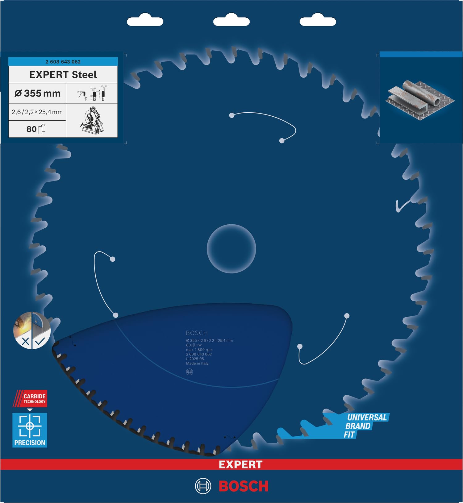 CSB Expert metal: 355x25.4x80 D-HLTCG