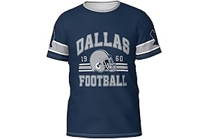 Women's Cowboys Graphic Tee: Game Day Football Spirit Jersey