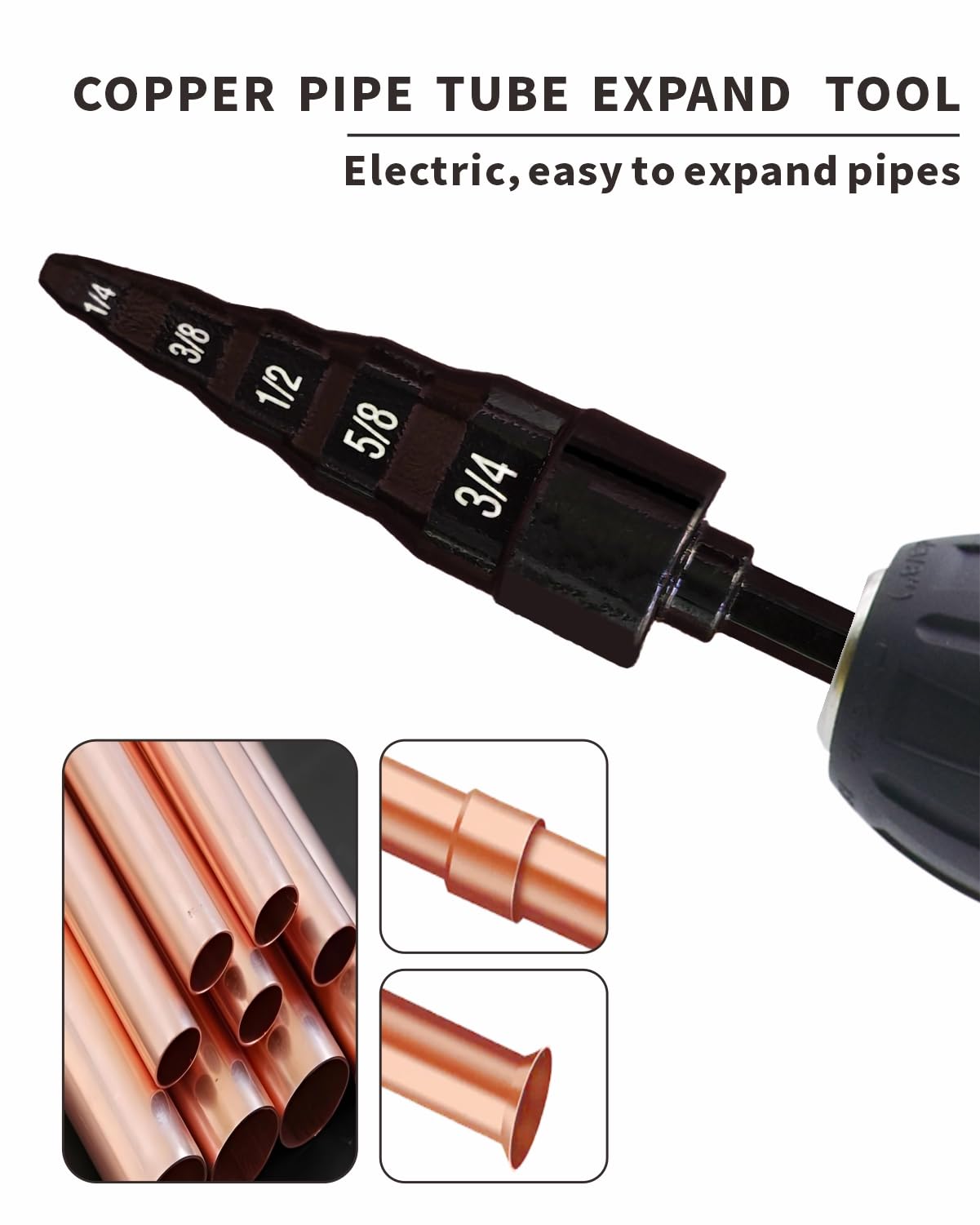 Copper Pipe Expander Tool - 5-in-1 HVAC Repair -3