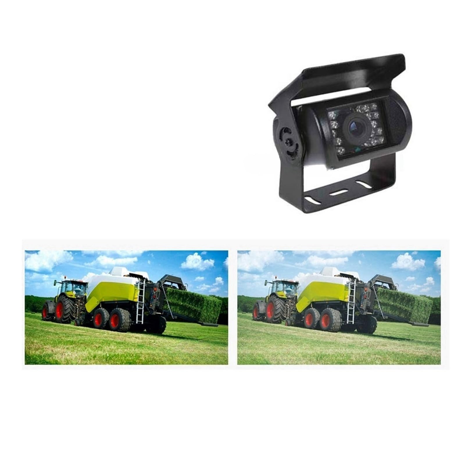 9 "IPS HD SD DVR grabación 2CH Split 4Pin Monitor de visión trasera de coche + 2x1080P AHD cámara de marcha atrás de respaldo for autobús camión impermeable