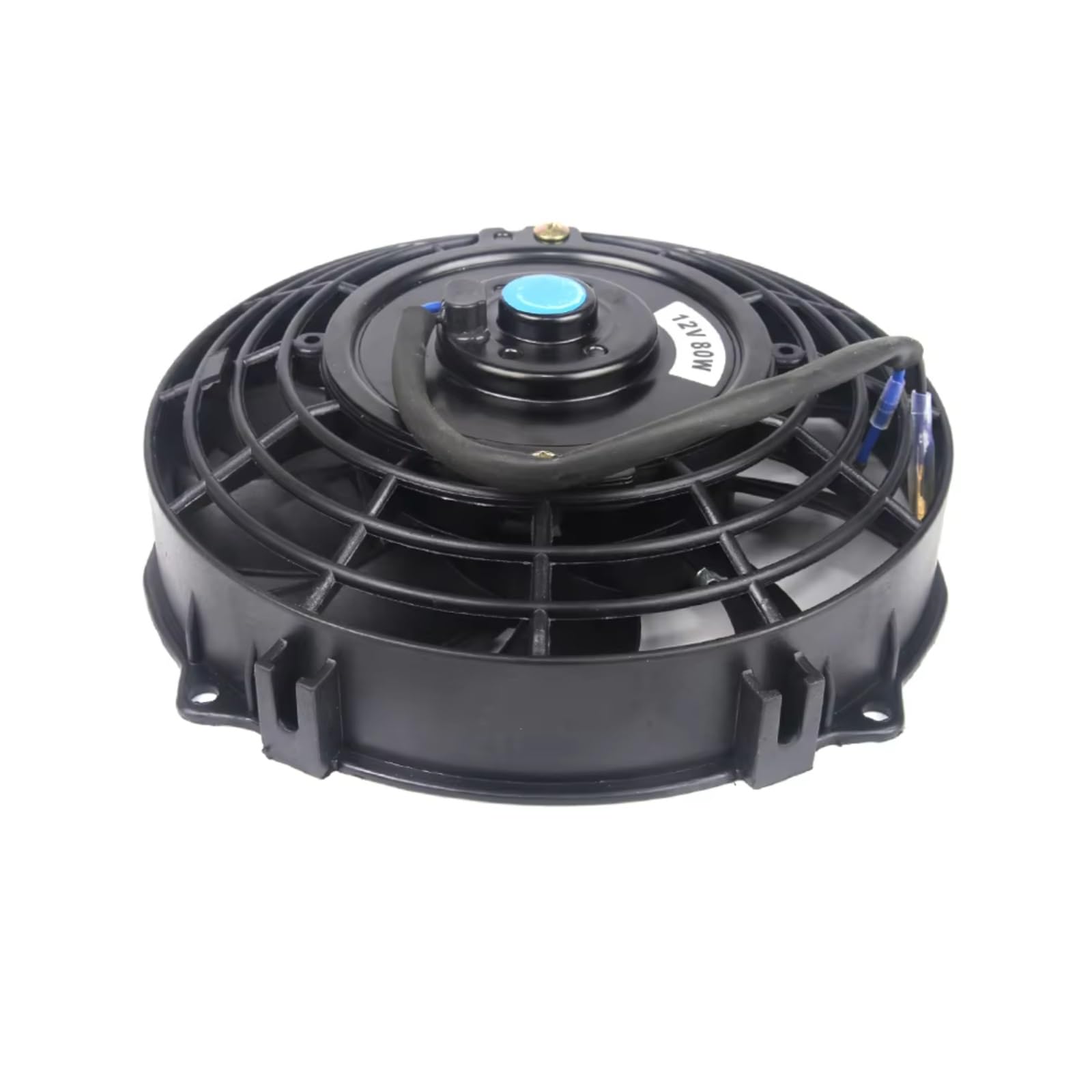 7 Pollici Universale 12V 80W Sottile Reversibile Lama Nera Radiatore Raffreddamento Elettrico Kit Montaggio Ventola Automatica Raffreddamento Motore Principale Auto Ventola Raffreddamento