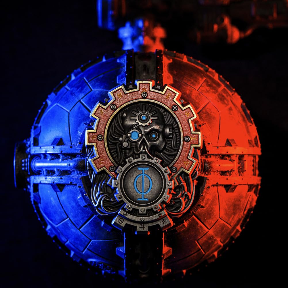 Starforged Seal of Omnissiah Machine God Deus Mechanicus męska broszka plecak akcesoria odzież rozmiar M cynk bez kamienia szlachetnego