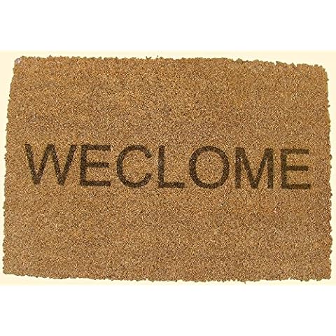 STILL GAME INSPIRED MISSPELLED WECLOME WELCOME DOOR MAT 60x40 cm COIR DOORMAT INDOOR FLOOR ENTRANCE RUG NOVELTY PRESENT HOUSE WARMING GIFT Cover